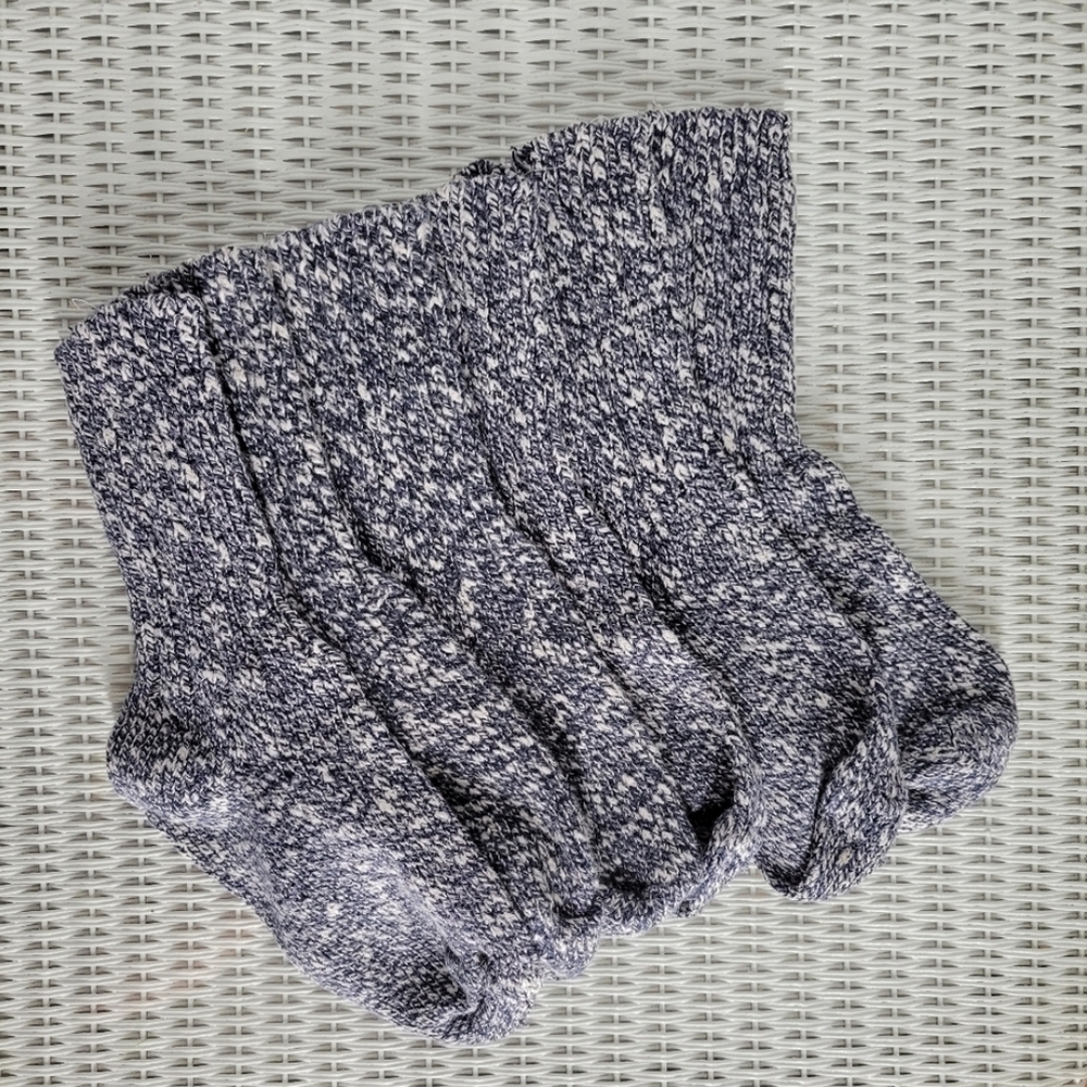 3 Pair Bundle of Cozy Grey Winter Socks